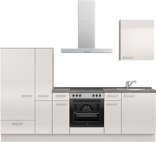 nobilia® Küchenzeile »"Flash I"«, vormontiert, Ausrichtung wählbar, Breite günstig online kaufen