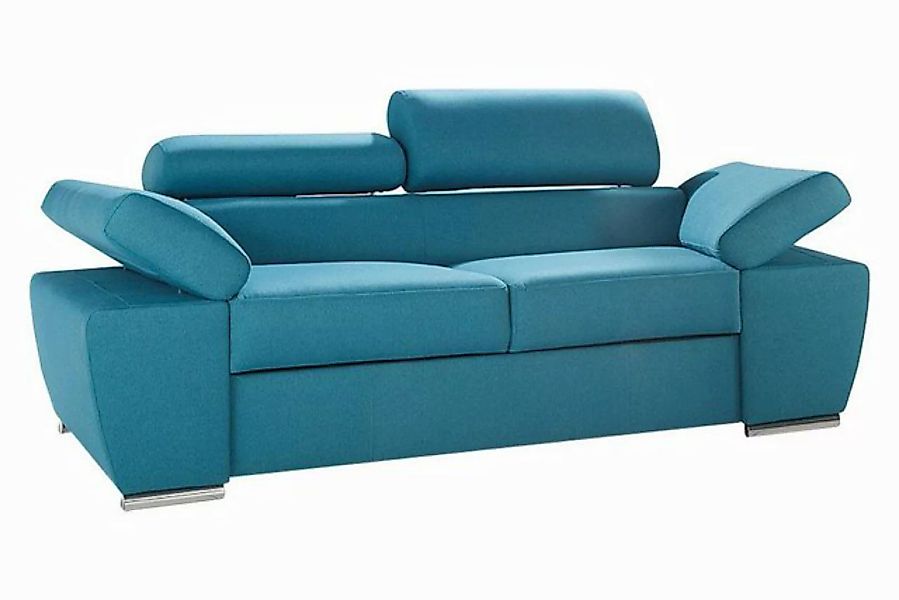 JVmoebel Sofa Sofa 2 Sitzer Design Polster Modern Textil Stoff Sofas Bettfu günstig online kaufen