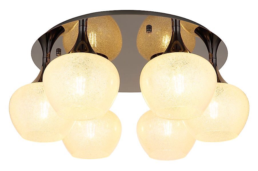 GLOBO LIGHTING Deckenleuchte »MAXY« E27 1 Stk. Deckenlampe/Glas klar/ø: 650 günstig online kaufen