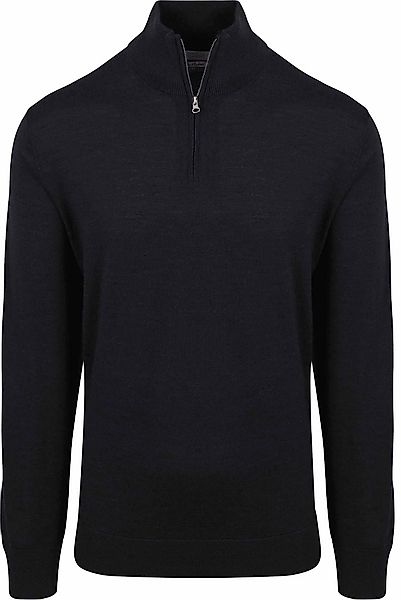 King Essentials The Michael Half Zip Pull Merino Schwarz - Größe M günstig online kaufen