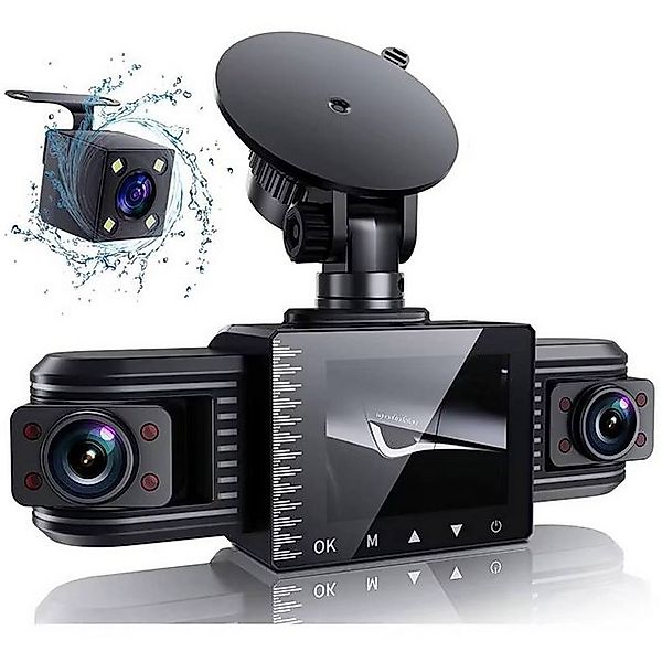 ibettertec 3 Lens 4K Dashcam Auto 2.5K+1080P+1080P vorne hinten innen Dashc günstig online kaufen