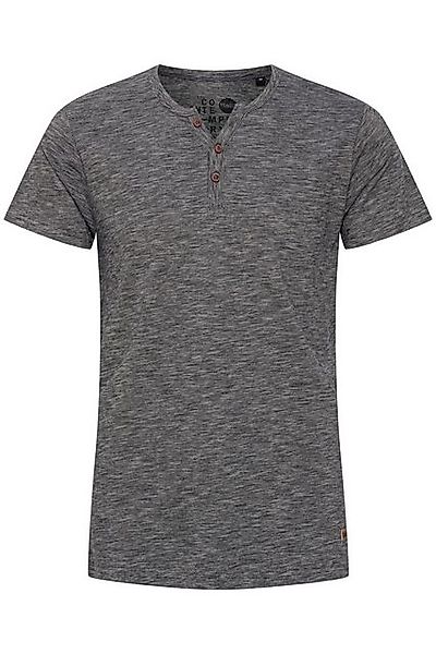 !Solid Rundhalsshirt SDSigos Kurzarmshirt mit Knopfleiste günstig online kaufen
