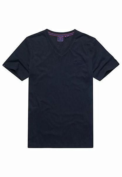 Superdry T-Shirt Superdry T-Shirt VINTAGE LOGO EMB VEE TEE Eclipse Navy Dun günstig online kaufen