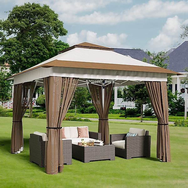 Bealife Pavillon 3.3x3.3m Pop-Up Pavillon mit günstig online kaufen