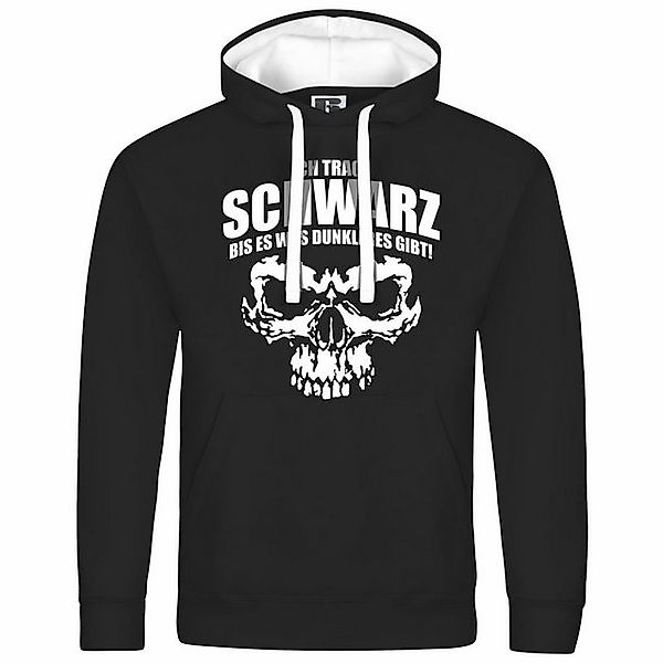 deinshirt Kapuzenpullover Herren Kapuzenpullover Ich trage Schwarz bis es w günstig online kaufen