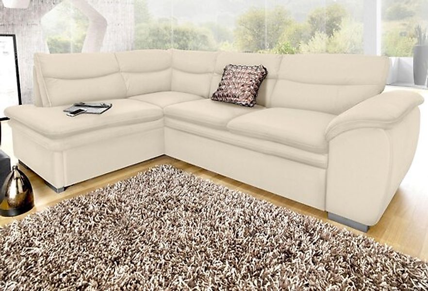 COTTA Ecksofa »Leandra L-Form«, wahlweise mit Bettfunktion & Bettkasten günstig online kaufen