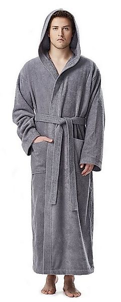 Arus Herrenbademantel Pacific, mit Kapuze, 100% Baumwolle, extra lang, für günstig online kaufen