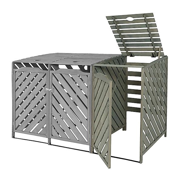 Proregal XL 1er-/2er-Mülltonnenverkleidung Erweiterung HxBxT 120x68x98 cm G günstig online kaufen