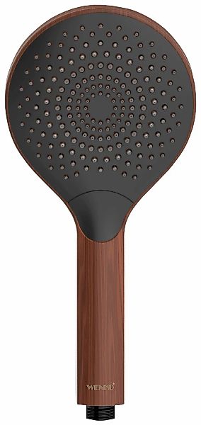 WENKO Handbrause "Watersaving" 1 Stk. tlg. Wood, Ø 12 cm günstig online kaufen