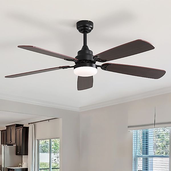 Sofucor Deckenventilator mit LED-Beleuchtung und Fernbedienung, günstig online kaufen