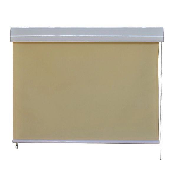Jet-Line Sichtschutzrollo mit Kassette in Beige 1,4 x 2,3 m günstig online kaufen