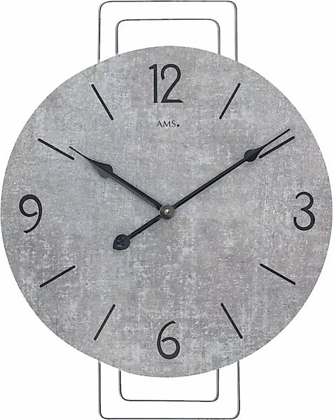 AMS Wanduhr, Made in Germany,Wohnzimmer,Esszimmer,Küche,Arbeitszimmer,Büro, günstig online kaufen