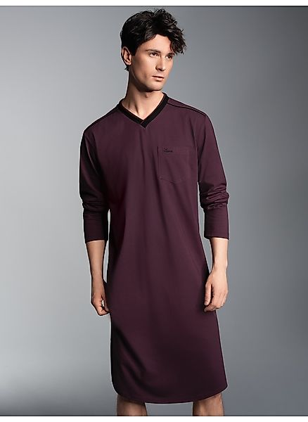 Trigema Pyjama "TRIGEMA Herren-Nachthemd aus Biobaumwolle (kbA)", (1 tlg.) günstig online kaufen