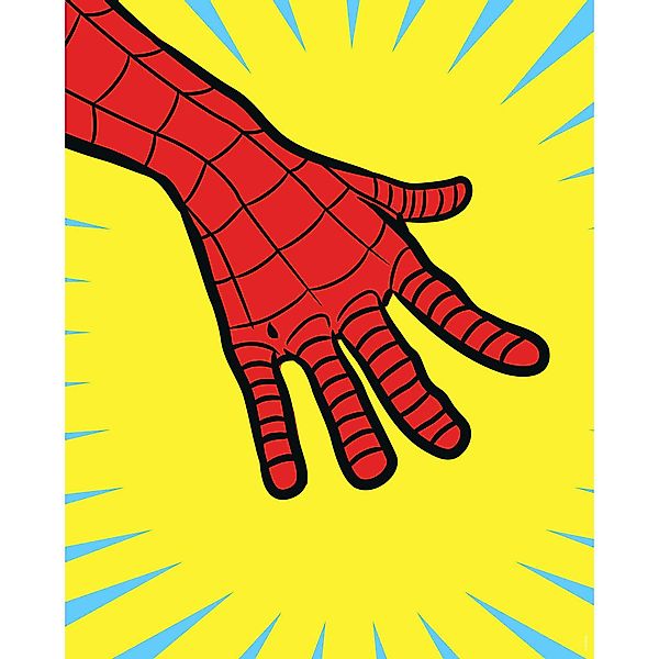 Komar Poster Spider-Man Gelb und Rot 40 cm x 50 cm 612850 günstig online kaufen