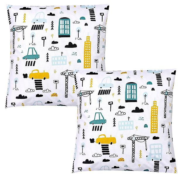 TupTam Kissenbezüge Kinder Kissenbezug Dekorativ Gemustert mit Hotelverschl günstig online kaufen