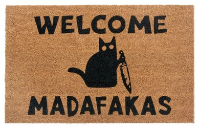 HANSE Home Fußmatte "Mix Mats Kokos Welcome Madafakas, Türmatte" rechteckig günstig online kaufen