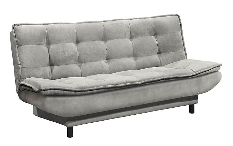 Bettsofa mit Bettkasten 188 cm breit Grau PACE günstig online kaufen