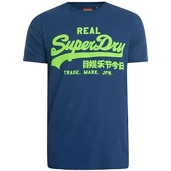 Superdry  T-Shirt T-Shirt mit neonfarbener Vintage-Logo-Grafik günstig online kaufen