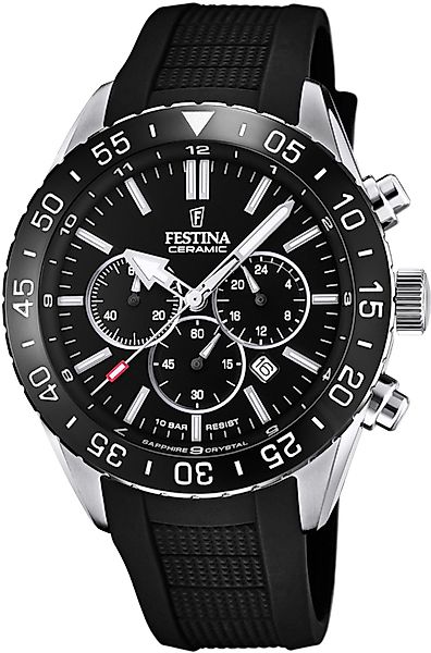 Festina Chronograph Keramik Kollektion F20515/2, Armbanduhr, günstig online kaufen