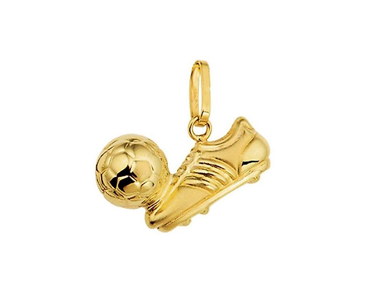 NICEANDnoble Kettenanhänger 585er Gelbgold 14 Karat Kettenanhänger Fußballs günstig online kaufen