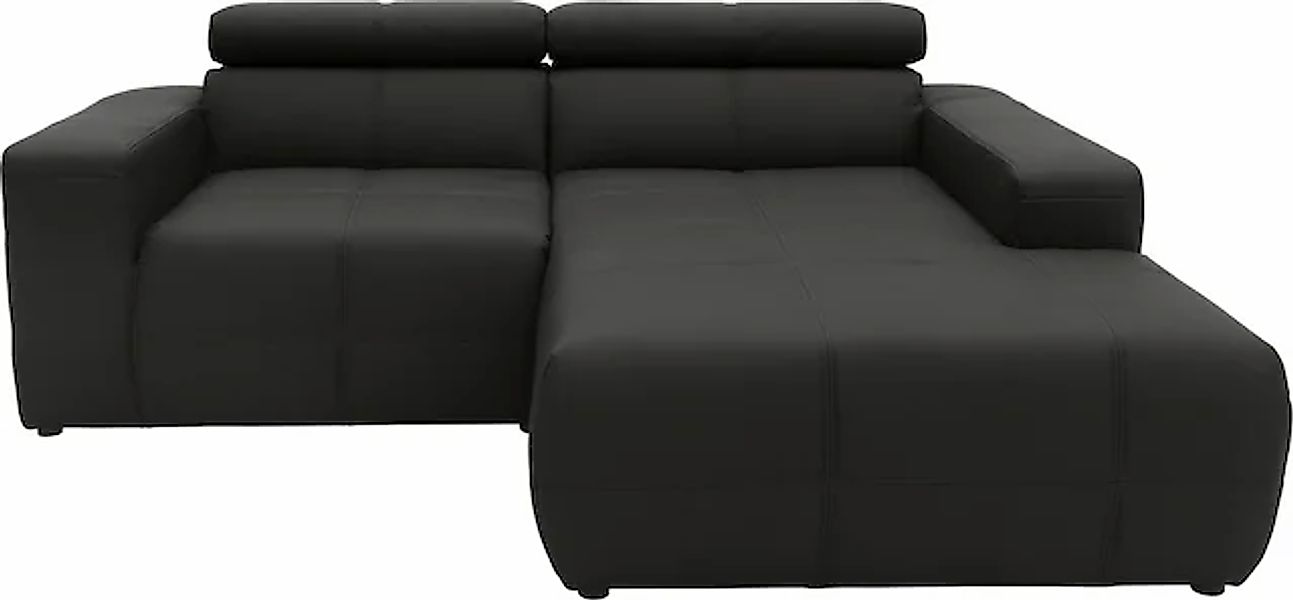 DOMO collection Ecksofa »Brandon, inkl. Kopfteilverstellung, B/T/H: 214/100 günstig online kaufen