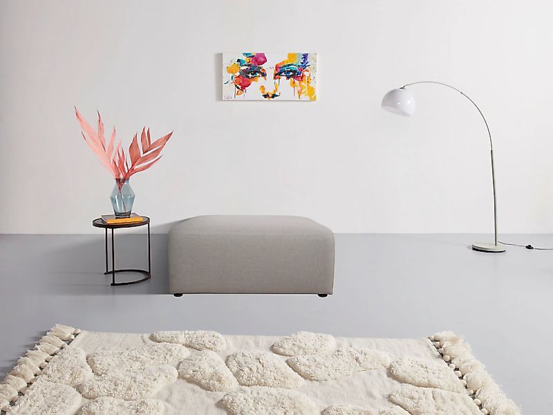 INOSIGN Polsterhocker "Koa, Hocker, passend zur Modulserie KOA", in Webstof günstig online kaufen