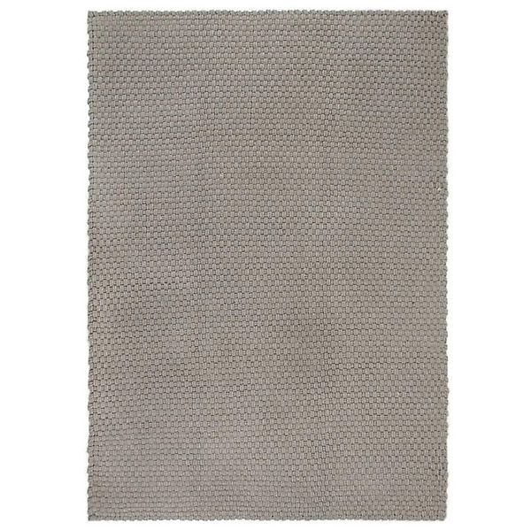 vidaXL Teppich Rechteckig Grau 120x180 Cm Baumwolle 1347665 günstig online kaufen