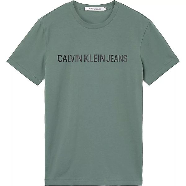 Calvin Klein Jeans Institutional Logo Slim Kurzärmeliges T-shirt S Duck Gre günstig online kaufen