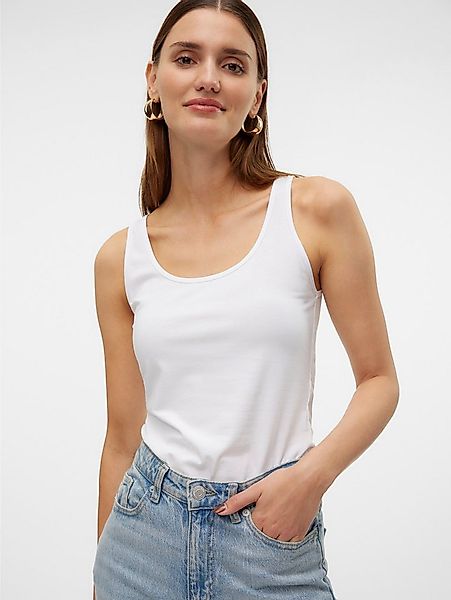Vero Moda Tanktop VMLULU LONG TANK TOP JRS GA NOOS Baumwollmischung, regula günstig online kaufen