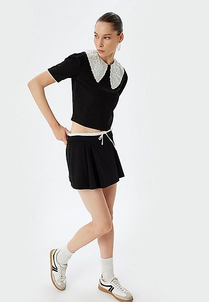 Koton T-Shirt Bubikragen Kurzärmelig günstig online kaufen