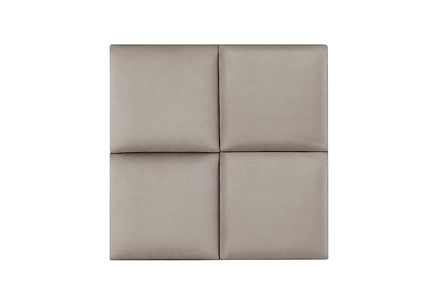 neu.haus Wandpolster, (Set, 4 Stück), »Carpino« Wandkissen Samt 30 x 30 cm günstig online kaufen