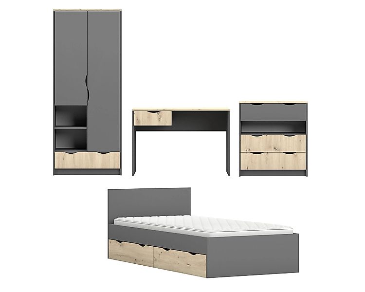 Deine Möbel 24 Jugendzimmer-Set JUMI I günstig online kaufen