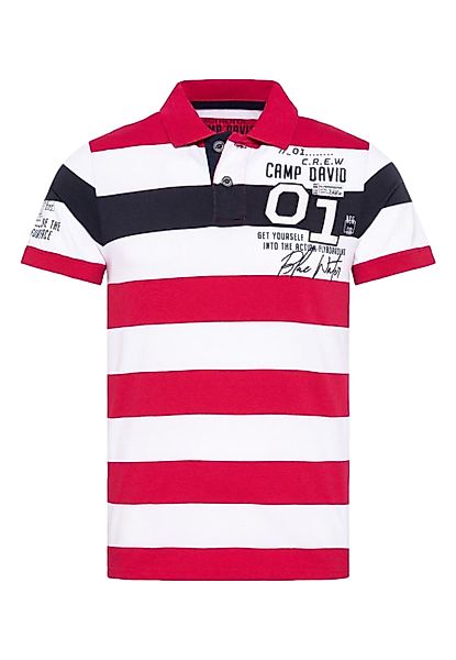 CAMP DAVID Poloshirt Poloshirt Kurzarmshirt (1-tlg., günstig online kaufen