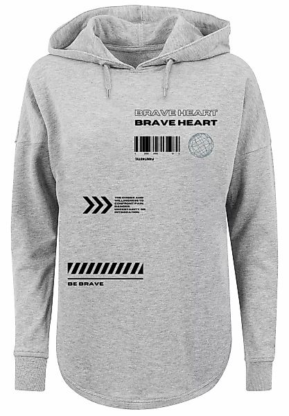 F4NT4STIC Kapuzenpullover "Brave Heart OVERSIZE HOODIE", Print günstig online kaufen