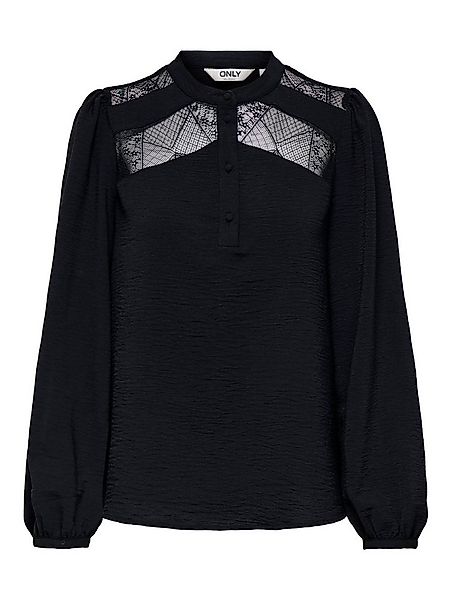 ONLY Langarmbluse ONLYOHANNA LIFE FR L/S LACE TOP WVN CS günstig online kaufen