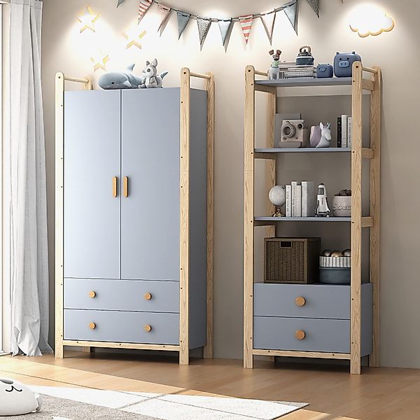 Flieks Kleiderschrank Bücherregal Kleiderschrank Combo mit günstig online kaufen