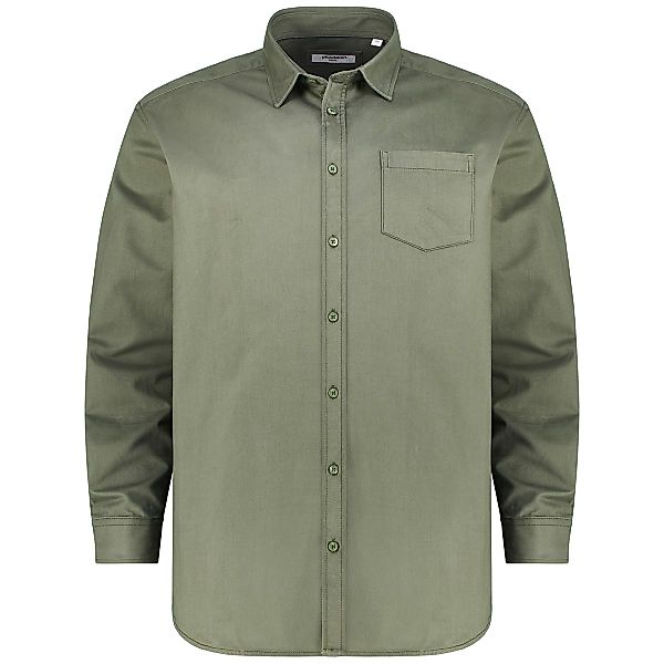 Pfundskerl Freizeithemd aus Baumwolle Farbe khaki Größe: XXL günstig online kaufen