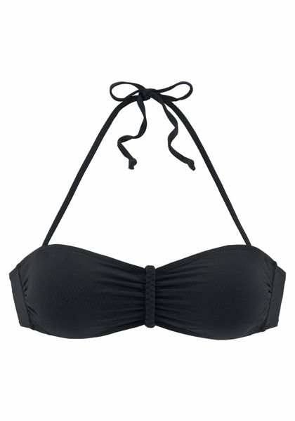 Buffalo Bandeau-Bikini-Top "Happy" mit geflochtenem Detail günstig online kaufen