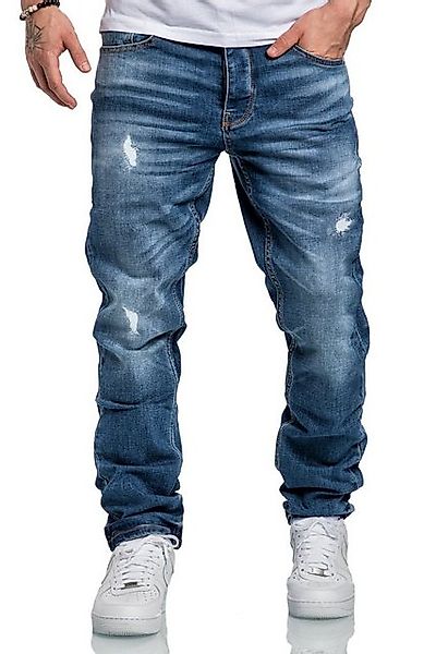 Amaci&Sons Straight-Jeans MEDFORD Destroyed Jeans Herren günstig online kaufen