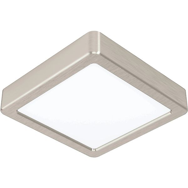 Eglo LED Aufbauleuchte Fueva 5 Nickel-Warmweiß matt eckig 11 W günstig online kaufen