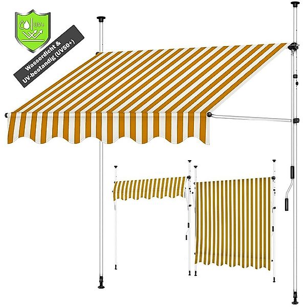Mucola Klemmmarkise Klemmmarkise Balkon Markise Sonnenschutz günstig online kaufen