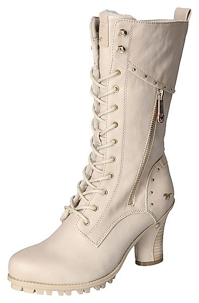 Mustang Shoes Winterstiefel, Absatzstiefel, Profilsohle, mit zusätzlichem I günstig online kaufen