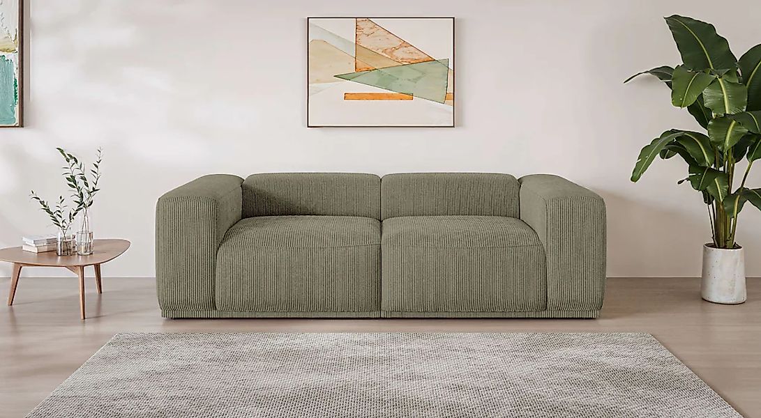 s.Oliver Big-Sofa "EMMERIK Designersofa, 3-Sitzer mit Wellenfederung, B/T/H günstig online kaufen