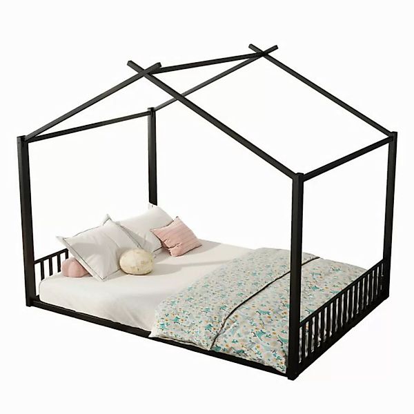 OKWISH Metallbett Kinderbett Flachbett, Eisenrahmenbett (140x200 cm), ohne günstig online kaufen