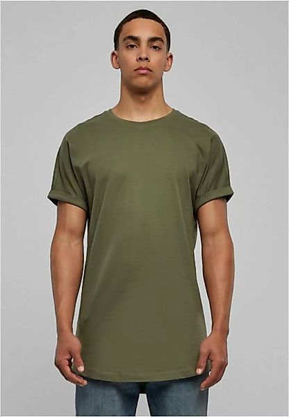 URBAN CLASSICS T-Shirt TB1561 - Long Shaped Turnup Tee olive S günstig online kaufen