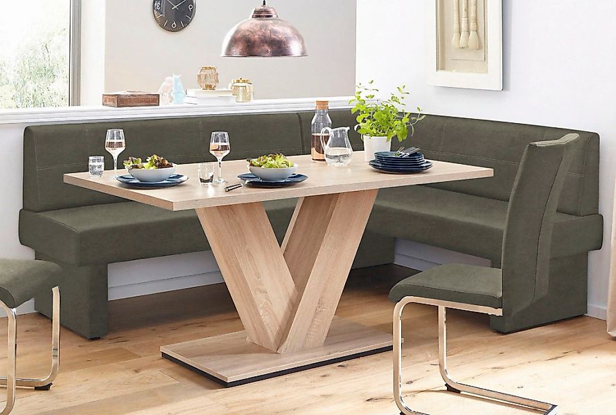 Home affaire Eckbank "Nils" Sitz und Rücken gepolstert, verschiedene Qualit günstig online kaufen