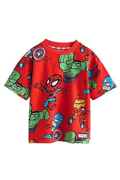 Next T-Shirt Marvel T-Shirt mit Allover-Print günstig online kaufen