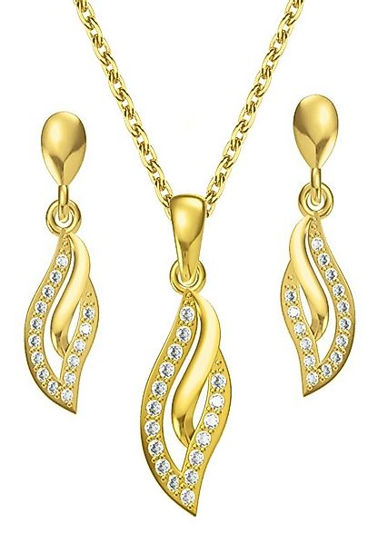 Limana Schmuckset 925 Silber Halskette Kette Ohrringe Ohrstecker Anhänger g günstig online kaufen