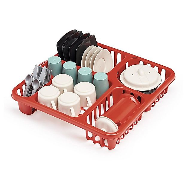 Ecoiffier Spielküche Geschirr Set mit Abtropfgitter Kunststoff günstig online kaufen