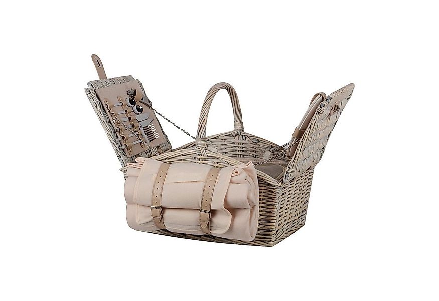 UNUS GARDEN Picknickkorb Komplettset für 2 Personen (1 St., 28/40x32x48 cm günstig online kaufen